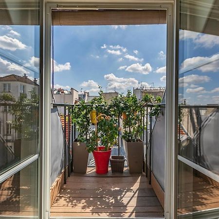 Paris Centre Dernier Etage Vue Ascenseur Apartman Kültér fotó
