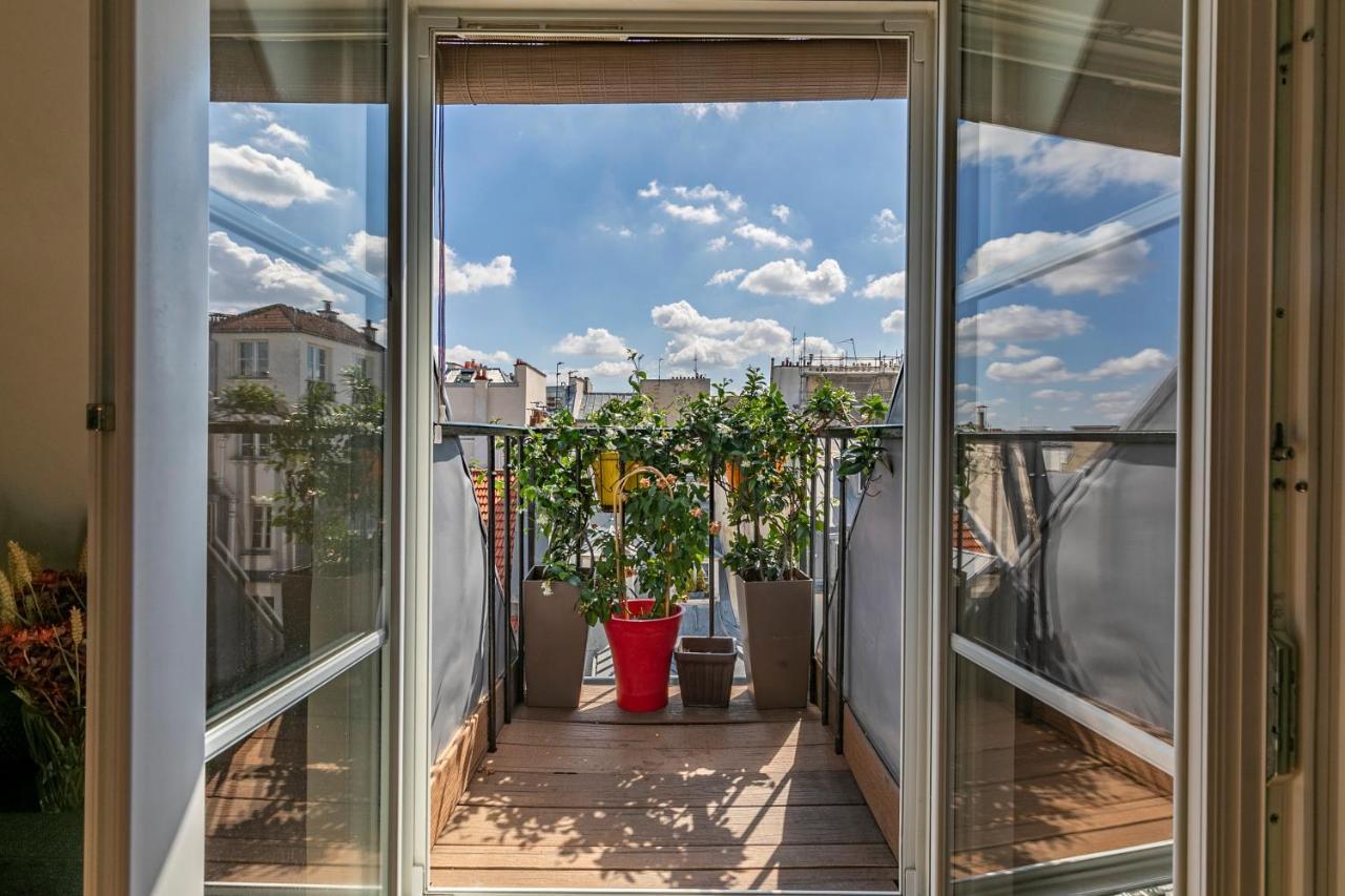 Paris Centre Dernier Etage Vue Ascenseur Apartman Kültér fotó