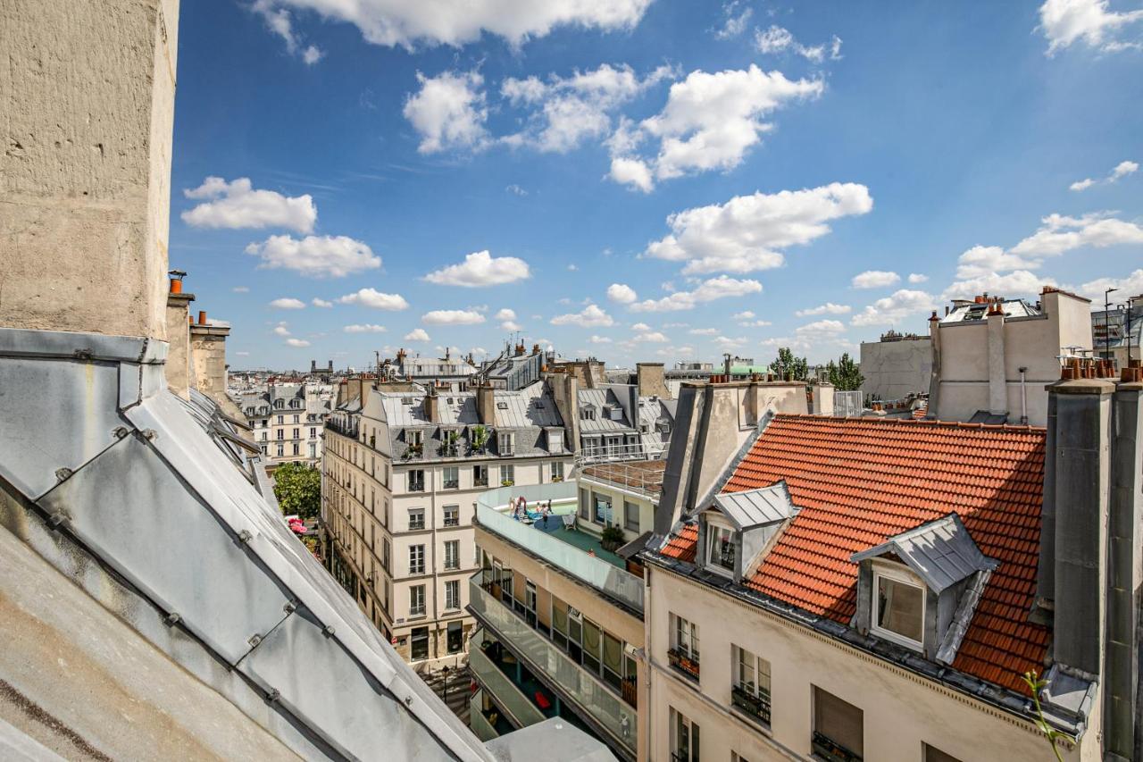 Paris Centre Dernier Etage Vue Ascenseur Apartman Kültér fotó