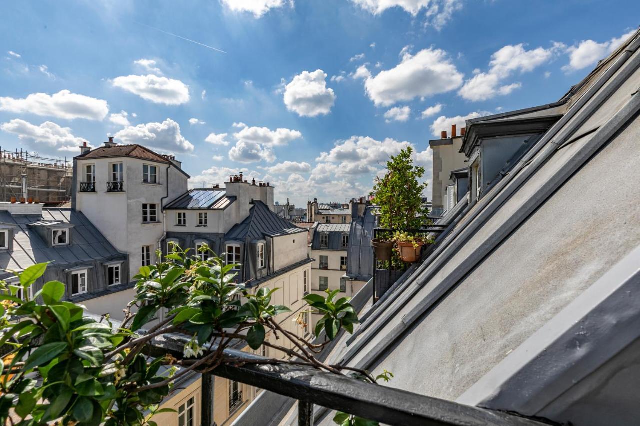 Paris Centre Dernier Etage Vue Ascenseur Apartman Kültér fotó